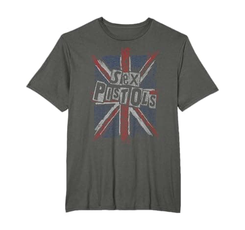 Image of Sex Pistols Official Union Jack Words T-Shirt