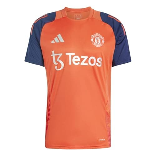 Image of adidas Mens Manchester United Training Shirt 2024 2025 Red M