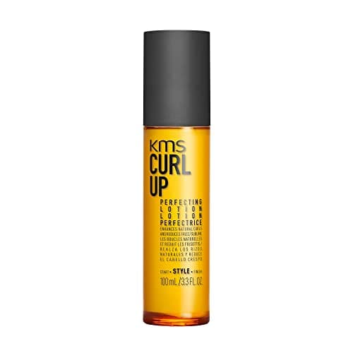Image of KMS CurlUp Perfecting Lotion, For Curly & Frizzy Hair, Defines Waves & Reduces Frizz, Vegan & PETA Approved, 100ml