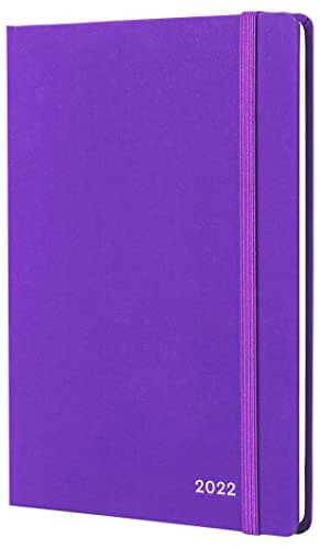 Image of Jumble & Co Moodler A5 Week to View 2022 Diary - Royal Mess Purple