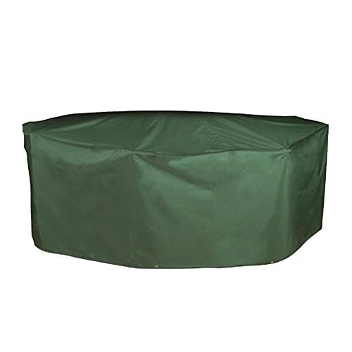 Image of Bosmere Protector 6000 | Rectangular Garden + Chairs Table Cover | L 320cm W 190cm H 94cm | 100% Waterproof, UV Protected, Heavy Duty 600D | 6 Year Guarantee | C537