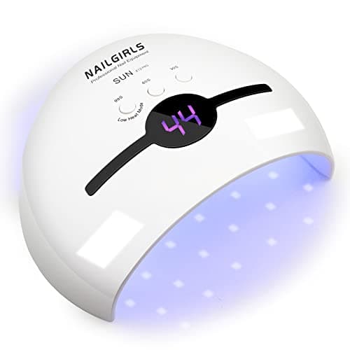 Image of NAILGIRLS Portable Gel UV LED Nail Lamp, 48W LED UV Nail Lamp for Gel Nails Polish Manicure & Pedicure, Professional Salon Curing Lamp with 3 Timer Setting Modes Smart Sensor