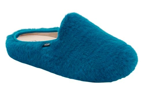 Image of Scholl Maddy Women's Slippers, turquoise, 3 UK