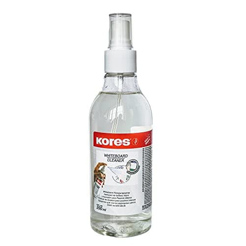 Image of Kores - Whiteboard Cleaner - 250ml - White Board Cleaner in Spray Bottle, Liquid White Board Eraser, Surface Cleaner - Cleaning Spray, Back to School Suppies - Pack of 1