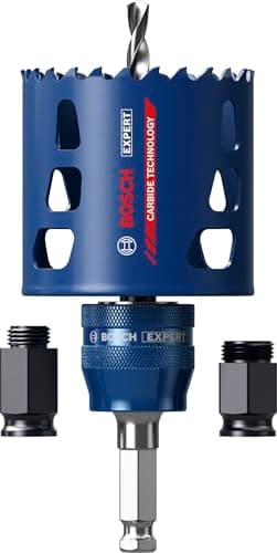 Image of Bosch 3X Expert Multi Material PC Plus Starter Hole Saw Set (for Wood with Metal, Brick, Ø 51 mm, Professional Accessory Impact Drill/Driver, Drill Drivers)