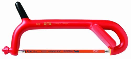 Image of Bahco 2820HSV2 300mm Insulated Metal Cutting Hacksaw with Hand Guard