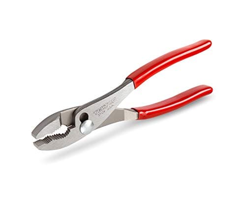 Image of TEKTON 37124 Slip Joint Pliers, Red, 10-Inch