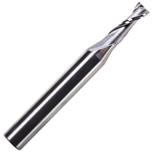 Image of 4mm x 12mm Flute x 1/4" Shank Solid Carbide Spiral 2 Flute Up Cut Router Bit for Wood, Hard Wood, PVC & Acrylic (4mm x 12mm Flute)