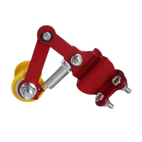 Image of Veasbuu Motorcycle Chain Tensioner Tool - Chain Tensioning Guide | Flexible Adjuster Guide Tensioner Roller for Motorcycle Motocross ATV Dirt Bike