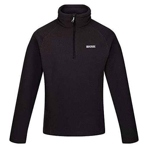 Image of Regatta Kenger Mens Half Zip Fleece Black