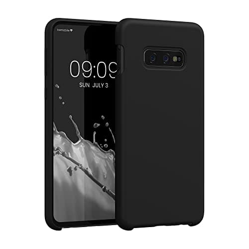 Image of kwmobile Case for Samsung Galaxy S10e Case - Soft Cover - Shockproof Silicone - Wireless Charging Black