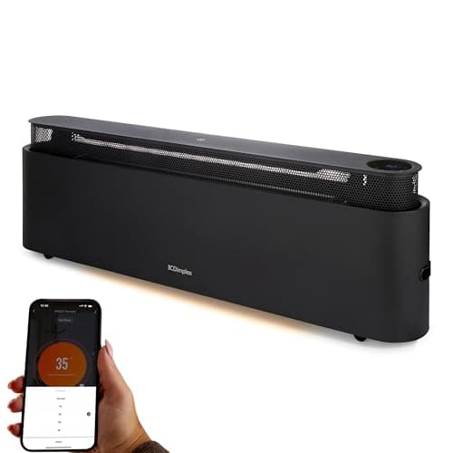 Image of Dimplex DXBC22 ThermaIQ Smart WiFi Baseboard Convector Heater - Black