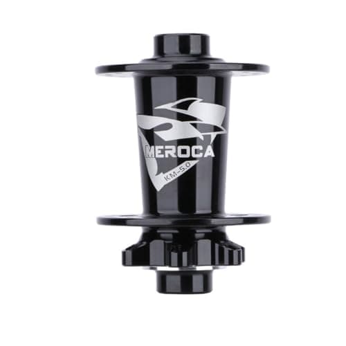 Image of HOUSON Front Axle MTB/Road Bike Hub Set, 5-Bearing System, 7075 Aluminum Freehub with 3-Claw/6-Tooth Ratchet, 32-Hole for Disc Brakes (Thru-Axle)