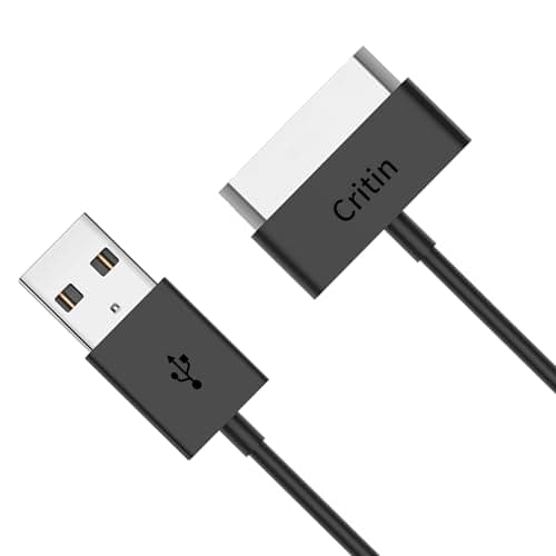 Image of Critin 30-Pin USB Charger Cable for iPhone 4/4s, iPhone 3G/3GS, iPad 1/2/3, iPod Classic/Nano/Touch - Fast Charging & Data Sync Cord(3.3ft/1m)