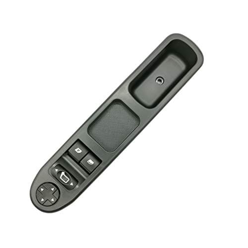 Image of Window Control Switch Button 6554.QC Right Driver Side Compatible for P-eugeot 207 Ci-tro-en C3