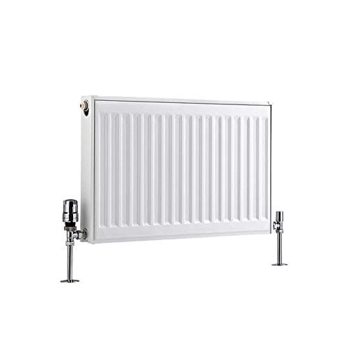 Image of Milano Compact White Type 21 Horizontal Double Panel Plus Convector Radiator - 400mm x 600mm