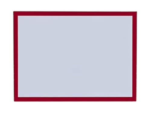 Image of Bi-Office Document Holder DIN A4 Red Magnetic Pack of 5