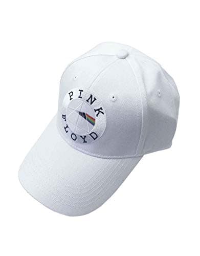 Image of Pink Floyd Unisex Baseball Cap: Circle Logo White