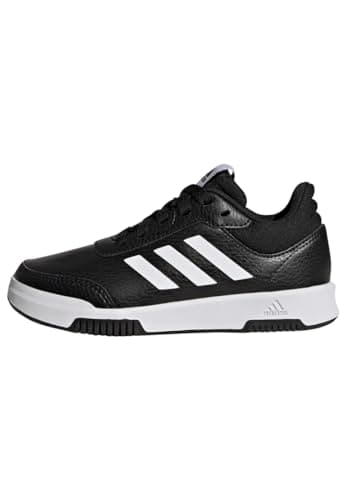 Image of adidas Unisex Kids Tensaur Sport Training Lace Shoes, Core Black/Cloud White/Core Black, 2 UK