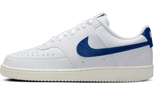 Image of NIKE HV5246-101 Court Vision LO NN Women White/Game Royal-SAIL UK 5