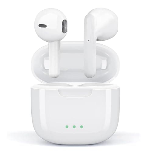 Image of Wireless Earbuds, Bluetooth 5.3 In Ear Headphones with Noise Cancelling Mic, 3D HiFi Stereo Touch Control Headphones, 24H Playtime, IP8 Waterproof Wireless Earphones for iPhone/Android/IOS/Galaxy