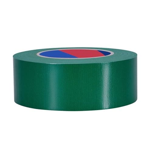 Image of Duccinp Duct Tape 50 mm x 50 m Heavy Duty, No Residue, Tear by Hand & Waterproof Green Duct Tape, Great for Packaging, Home Use, DIY, Projects and Repairs
