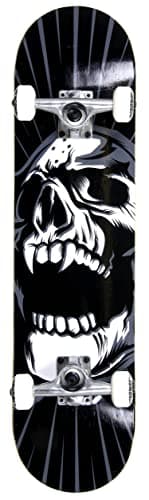 Image of MGP Gangsta Series Beginner Skateboard - Double Kick Concave 31" x 7.75" Maple Deck, 5.5" Aluminium Trucks, 54mm/95a Wheels - Madd Gear (Scream)