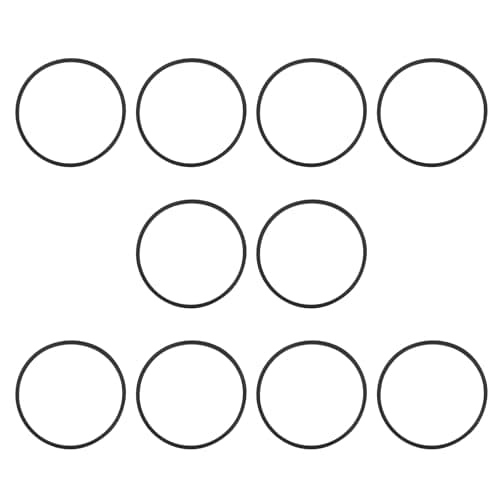 Image of ECSiNG 10pcs Carburetor Float Bowl Gasket Seal O-Ring 43mm ID 46.2mm OD Rubber Lawn Mower Carburetor Gasket Compatible with Briggs & Stratton 693981 280492