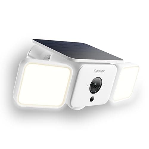 Image of Reolink 2K 150° Security Cameras Wireless Outdoor Solar Floodlight Cam, Up to 1000lm Light & Siren Alarm, AI/PIR Motion-Activated Floodlight, Color Night Vision, WiFi 6 2.4/5GHz, IP66 for Garage, Yard