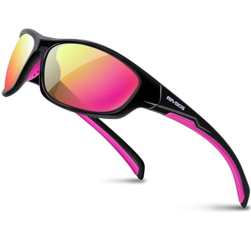Image of RIVBOS Polarized Sports Sunglasses Driving shades For Men TR90 Unbreakable Frame RB832