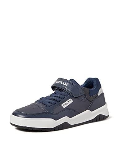 Image of Geox Boys J Perth Boy Sneaker, Navy Lt Grey, 3 UK