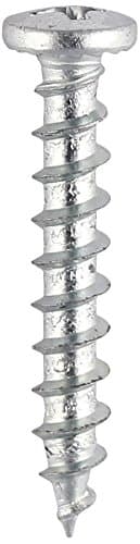 Image of TIMco 217Z BZP PVC Shallow Pan Head Window Screw 4.8 x 25 - Zinc (Box of 1000 )
