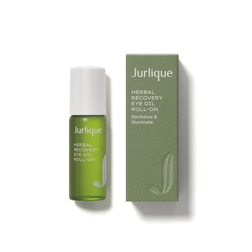 Image of Jurlique - Herbal Recovery Eye Roll-On - Anti-Aging Eye Oil - Targets Wrinkles, Crow's Feet, Dark Circles, and Puffiness - for All Skin Types - Natural Ingredients - 10ml