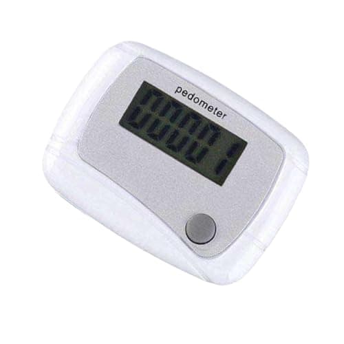 Image of TYUKXJH 2 Pieces Digital Fitness Sports Walk Meter, 4.8x3.6x2cm, Step Counter For Seniors, Accurate 3D Step Counters, Sports Clipping Walk Meter, For Hiking Backpacking Running Training Travel