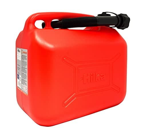 Image of Hilka 84809530 10L Red Plastic Fuel Can