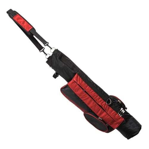 Image of Longridge 5" Pencil Golf Bag, Black/Red