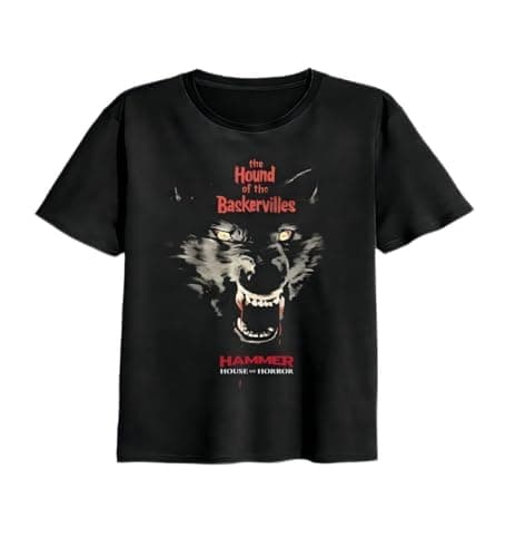 Image of E3RDH5F37 Hammer Horror 'Hound of Baskervilles' T-Shirt Black