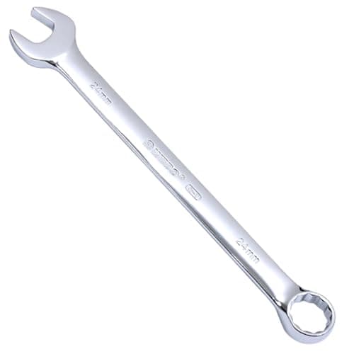 Image of WEDO 18mm Combination Spanner, Combination Wrench,12-Point Design,15-Degree Offset,Length 235mm,Cr-V, Corrosion Resistant, One-time Die-Forged,Polished Smooth Surface