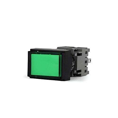 Image of AH165-TL5Y11E3 | AH16F5N-11E3Y | FUJI FLUSH RECTANGULAR HEAD (ALT) YELLOW 1NO+1NC 24VDC LED