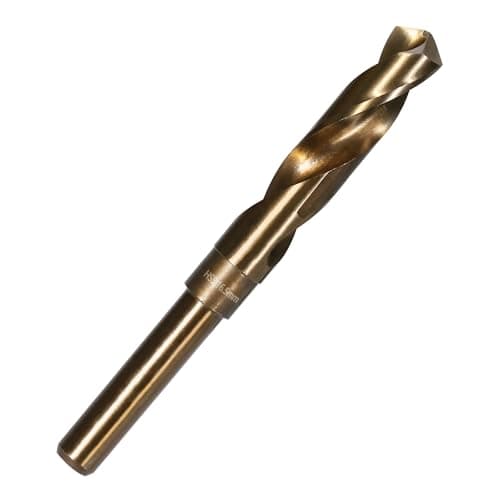 Image of Vearter 16.5mm Twist Drill Bit, HSS M2 Quick Change Jobber Drill Bit with 12.7mm Reduced Shank, 135 Degree Split Point, Ideal for Steel, Copper, Aluminum, Zinc Alloy, Wood and Plastic