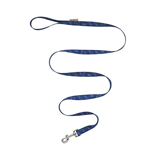 Image of Pet Brands Cath Kidston Large Dog Lead, Flora Fauna Print Cotton Dog Leash - 80x2.5cm Blue