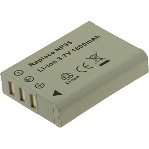 Image of 2-Power DBI9561A 3.7 V 1800 mAh Camera Battery for Fujifilm NP-95 - Pale Grey