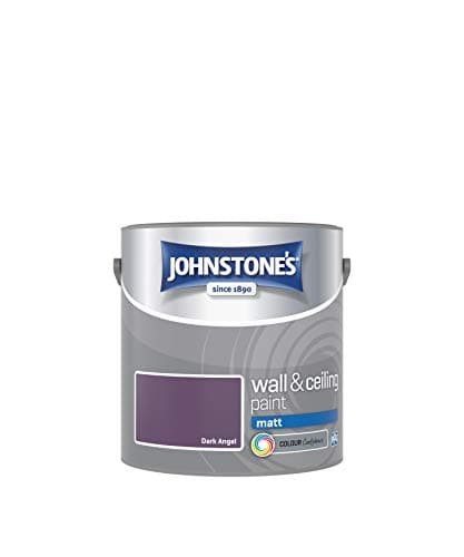 Image of Johnstone's - Wall and Ceiling Paint Matt - Interior Paint - Contemporary Finish - Suitable for Interior Walls and Ceilings - Dark Angel - 2.5 L