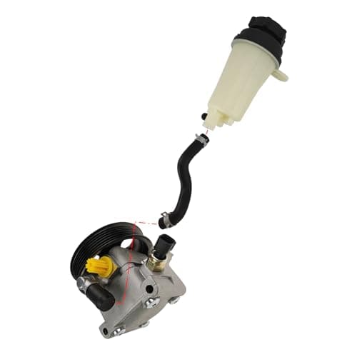 Image of temproad Power Steering Pump With Hydraulic Hose Pipe With Oil Expansion Tank Bottle Compatible With For Ford Focus Mk2 C-Max 1.4 1.6