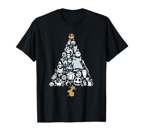 Image of Disney The Nightmare Before Christmas Holiday Tree T-Shirt