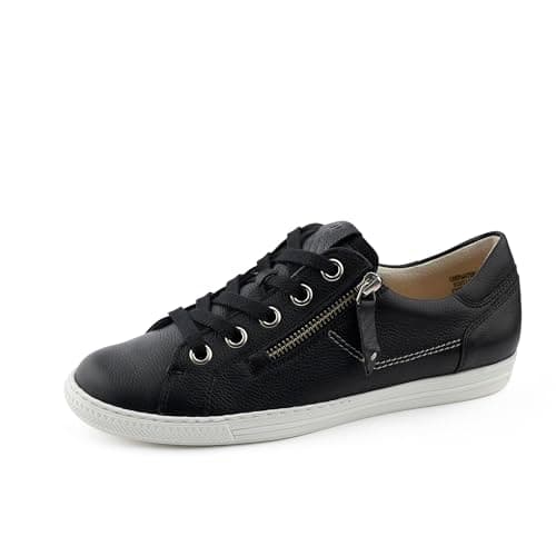 Image of Paul Green Women Lace-Up Shoes, Ladies Comfort Shoes,Comfort Low Shoe,Laces,Comfortable,Schwarz (Black),39 EU / 6 UK