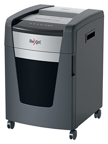 Image of Rexel XP420+ Cross Cut Paper Shredder, Shreds 23-21 (70-80 gsm) Sheets At Once, P4 Security Level, Jam-Free Technology, Office Use, 60 Litre Pull-Out Bin, Black, Momentum Extra Range, 2021421X