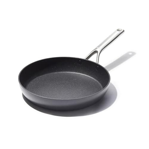 Image of OXO Ceramic Non‑Stick Professional 26 cm Frying Pan – Diamond‑Reinforced No-PFAS Ceramic, Hard‑Anodised Aluminium, Induction‑Ready Base, Oven Safe to 200°C, Dishwasher Safe Easy‑Clean