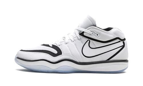 Image of NIKE G.T. Hustle 2 Mens Basketball Shoes DJ9405-102, White/Black, 10 UK