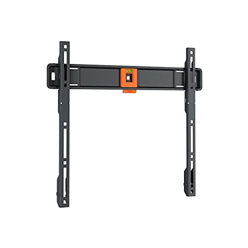 Image of Vogel's TVM 1405 fixed TV wall bracket for 32-77 inch TVs, Max. 110 lbs (50 kg), Flat TV wall mount, Max. VESA 400x400, Universal compatibility